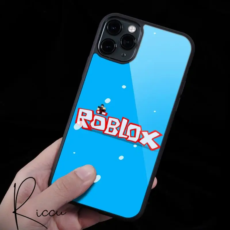 

Hot game Robloxes Phone Case Rubber for iPhone 12 11 Pro Max XS 8 7 6 6S Plus X 5S SE 2020 XR 12 Mini case