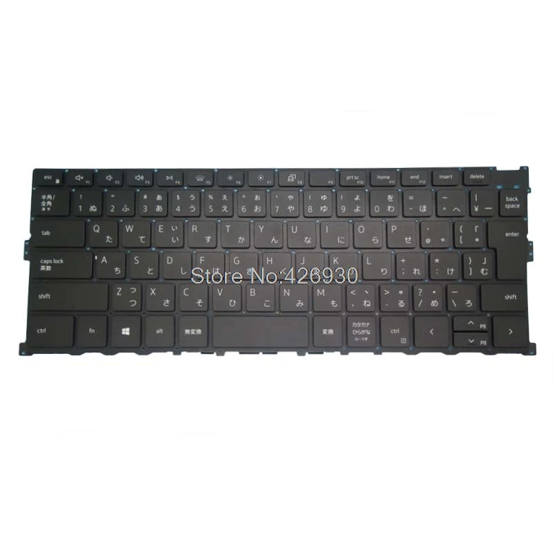 Laptop Keyboard For DELL For XPS 13 9300 9310 P117G Japanese JP JA black with backlit new