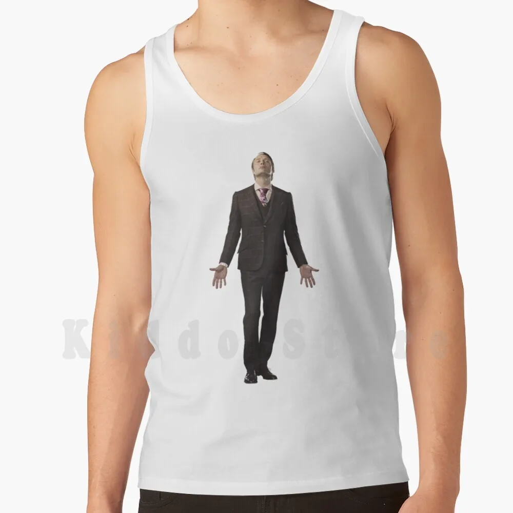 

Майка Ганнибал Nbc, жилет без рукавов, Ганнибал, ханнибал, Лектер, Мадс микккельсен