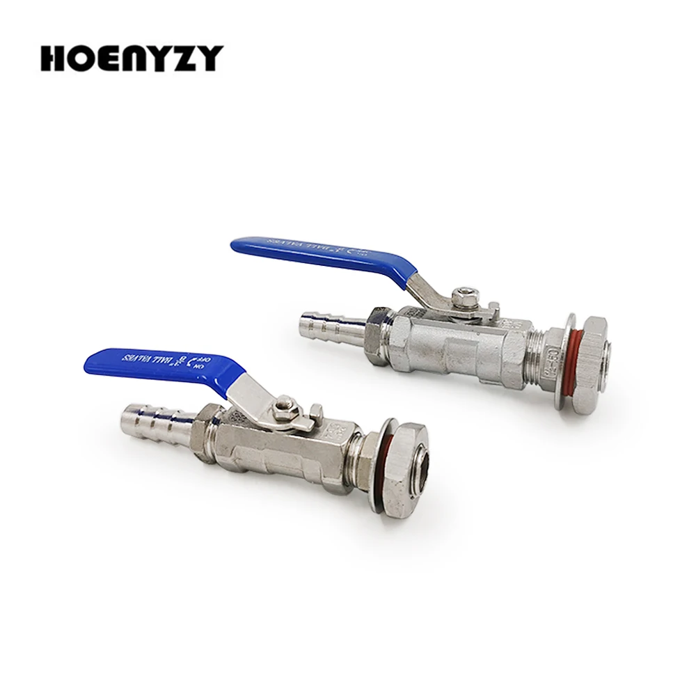 3/8 &quot1/2&quot Нержавеющая сталь 304 1 шаровой клапан из двух частей DN10 DN15 для домашнего