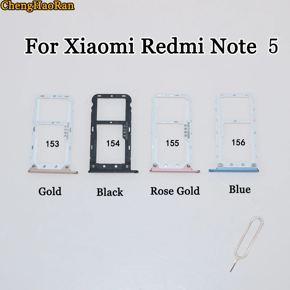 Металлический держатель для SIM карты ChengHaoRan Xiaomi Redmi Note 5 слот адаптера игла