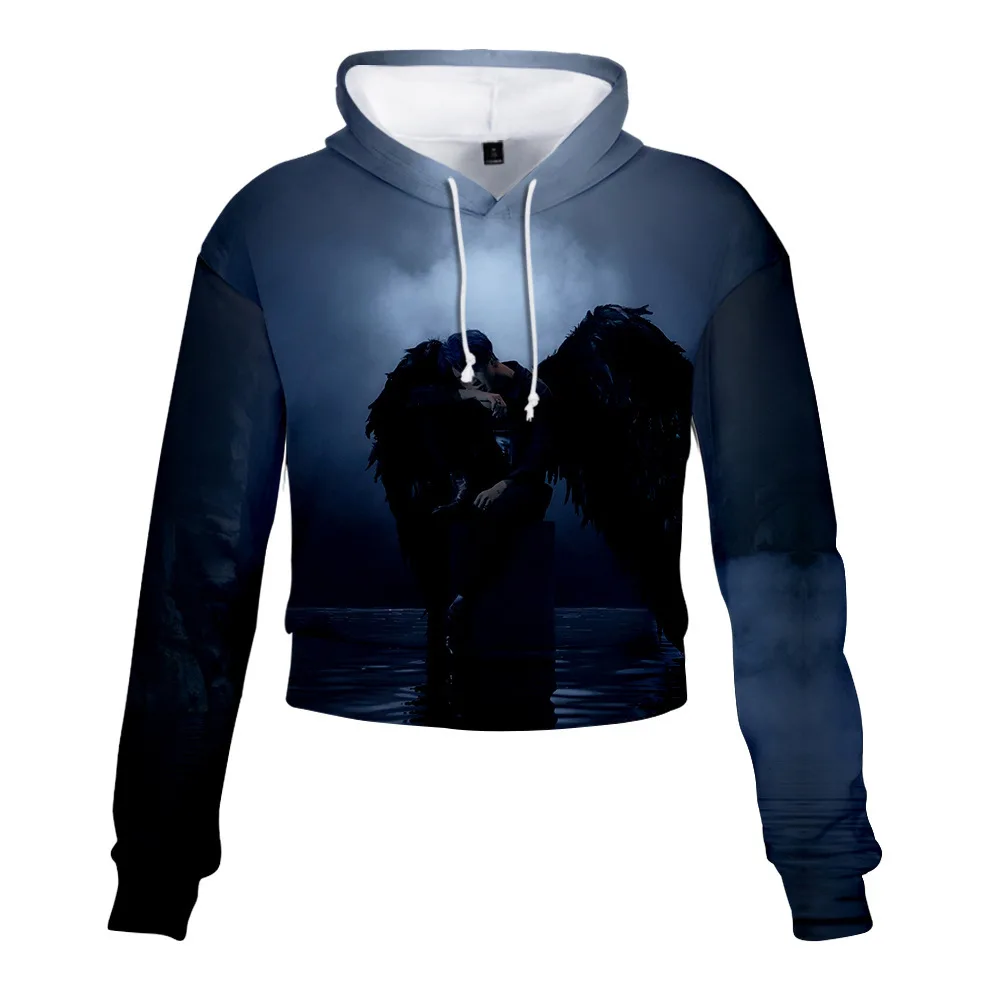 New Korean Fashion Kpop Hoodie Sweatshirts MAP OF THE SOUL K-pop Clothes Women Long Sleeve Cropped Hoody Hip Hop Streetwear Tops | Женская