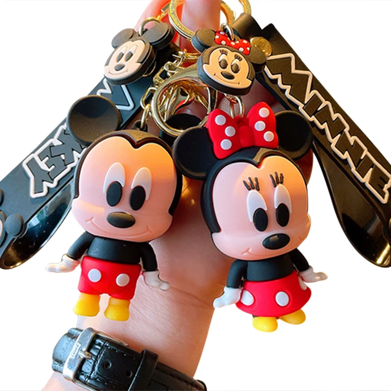 Брелок для ключей с мультяшным Микки Минни Маус Пух медведь тигр Дональд Дак