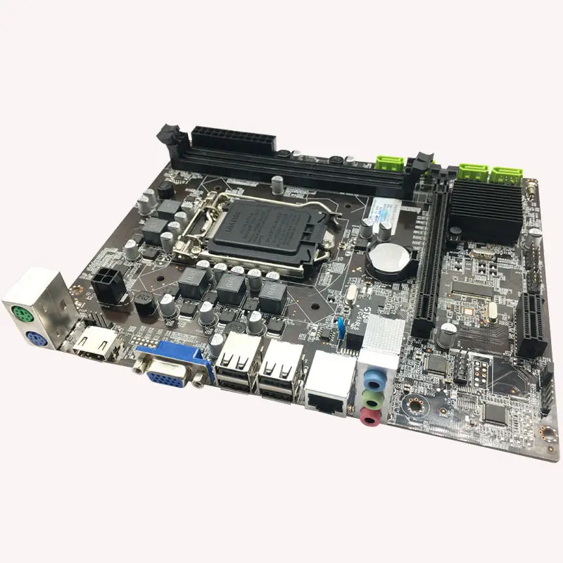 H55 материнская плата LGA1156 DDR3 16 грамм двойной Sata 2 0 4xusb PCI Express поддерживает I3 I5 I7