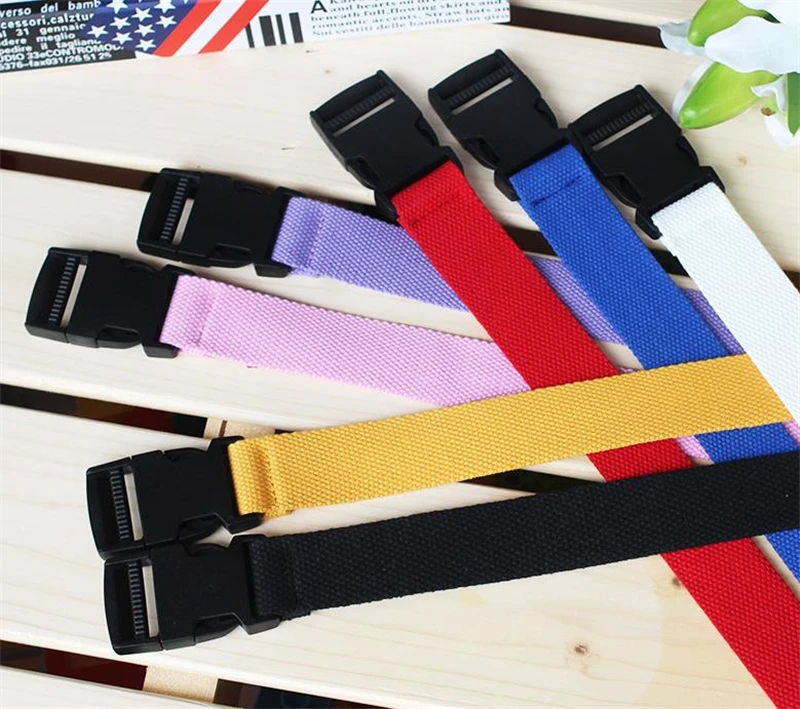 

Best Sale High Quality Colorful All-match Long Canvas Belt Iron-free Canvas Women Simple Solid Color Korean Belt Riem