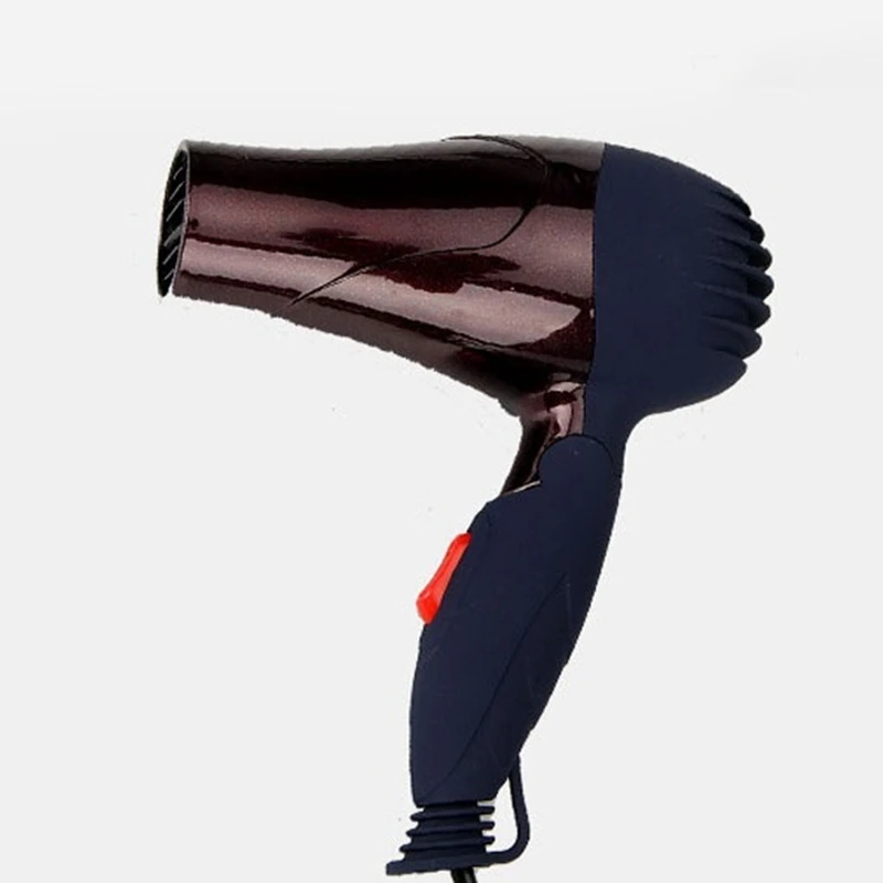 Коричневый складной фен для волос европейского размера 1500 Вт бытовой