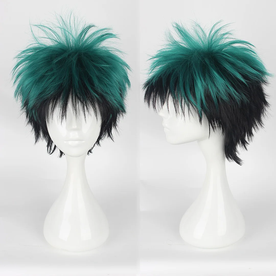 

Durable Anime Wig My Hero Academia Cosplay Wig Izuku Midoriya Boku No Hero Academia Cosplay Props Curly Short Hair Wig