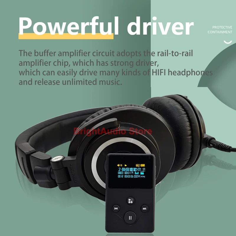 Мини портативный музыкальный плеер Xduoo X2S Hi Res без потерь с поддержкой MP3 Rail to Op Amp