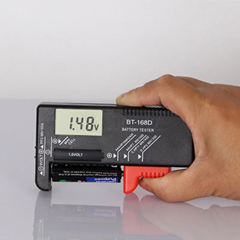 Горячая продажа Портативный 12 в цифровой тестер батареи Генератор уровня