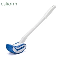 toilet cleaning brush long handle toilet cleaner brush pp material nylon fiber commode brushes bathroom cleaning tools white