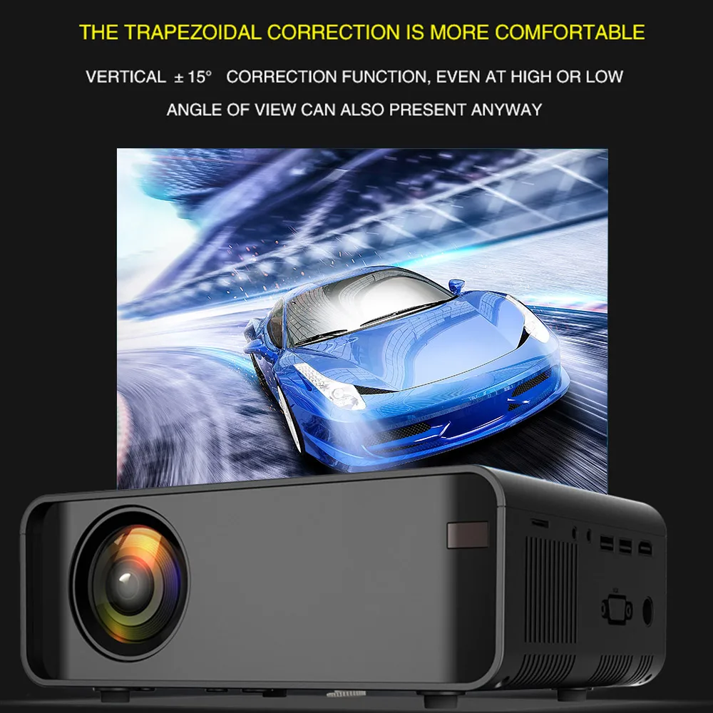 W80 светодиодный 4K 1080P 2300LM проектор Full HD мини c wifi lcd домашний кинотеатр медиаплеер