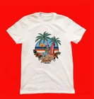 Футболка женская с графическим принтом, праздничная уличная одежда с принтом для серфинга и клуба, повседневный Пляжный топ, на лето