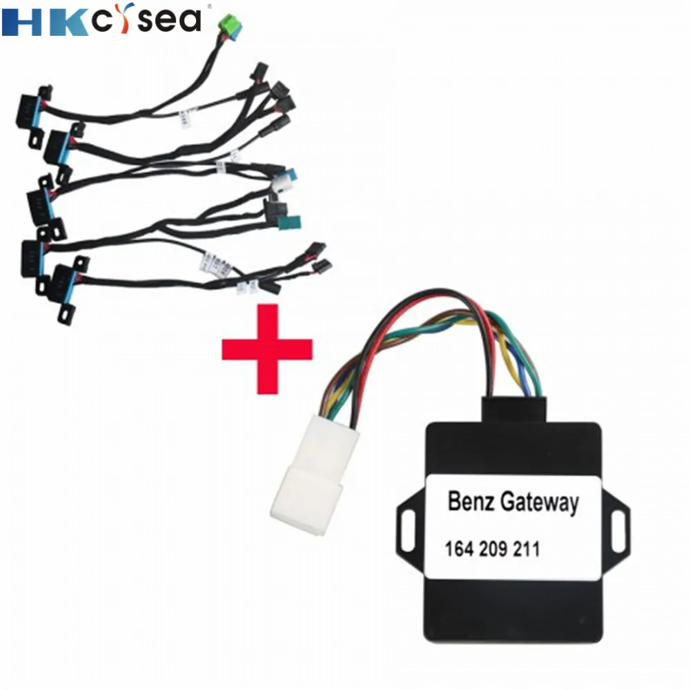 Адаптер шлюза Xhorse для Benz A164 W164 VVDI MB BGA TOOL Plus EIS/ELV испытательная линия | Автомобили и