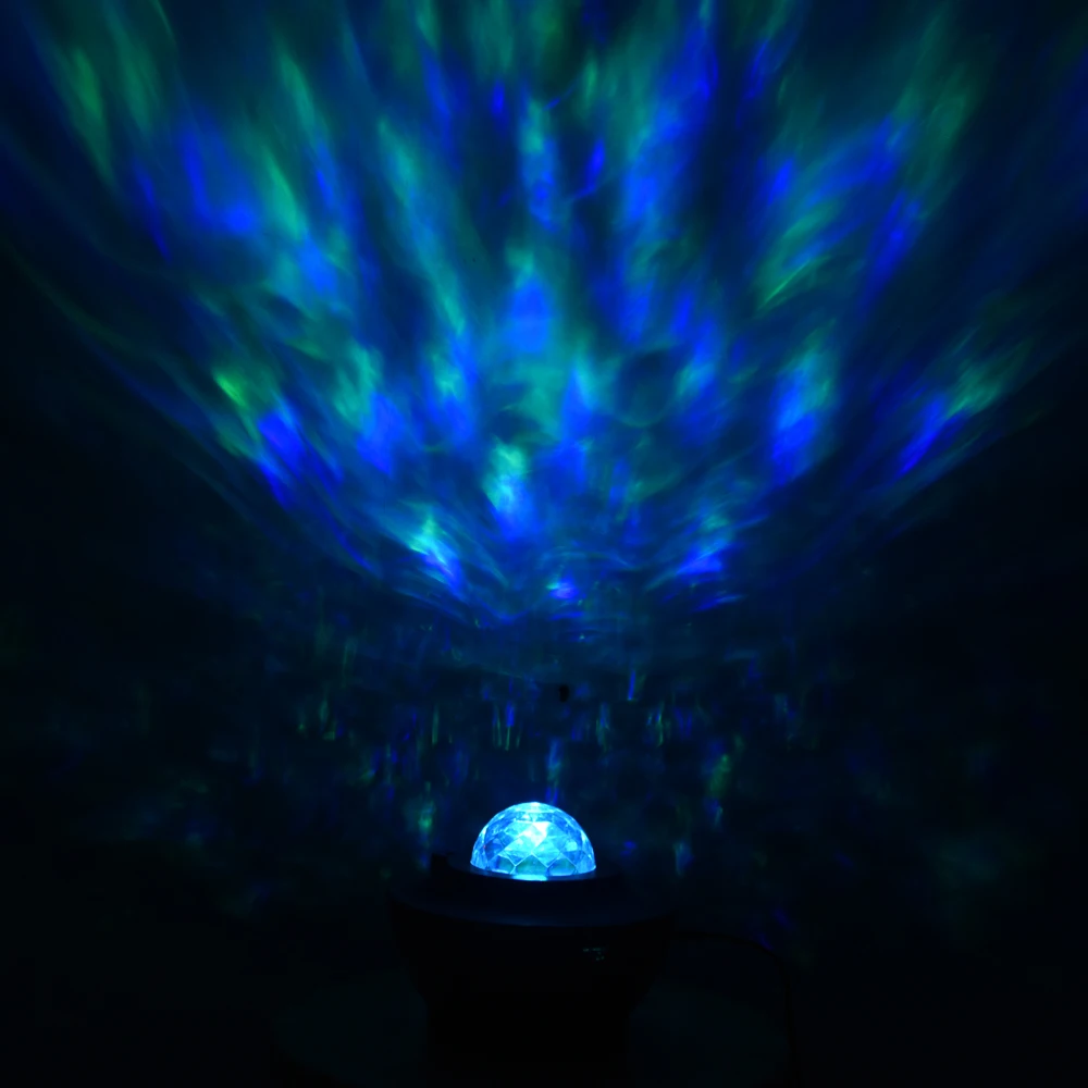 

1PC Colorful Starry Sky Projector Blueteeth USB Voice Control Music Player LED Night Light Romantic Projection Lamp Party Decor