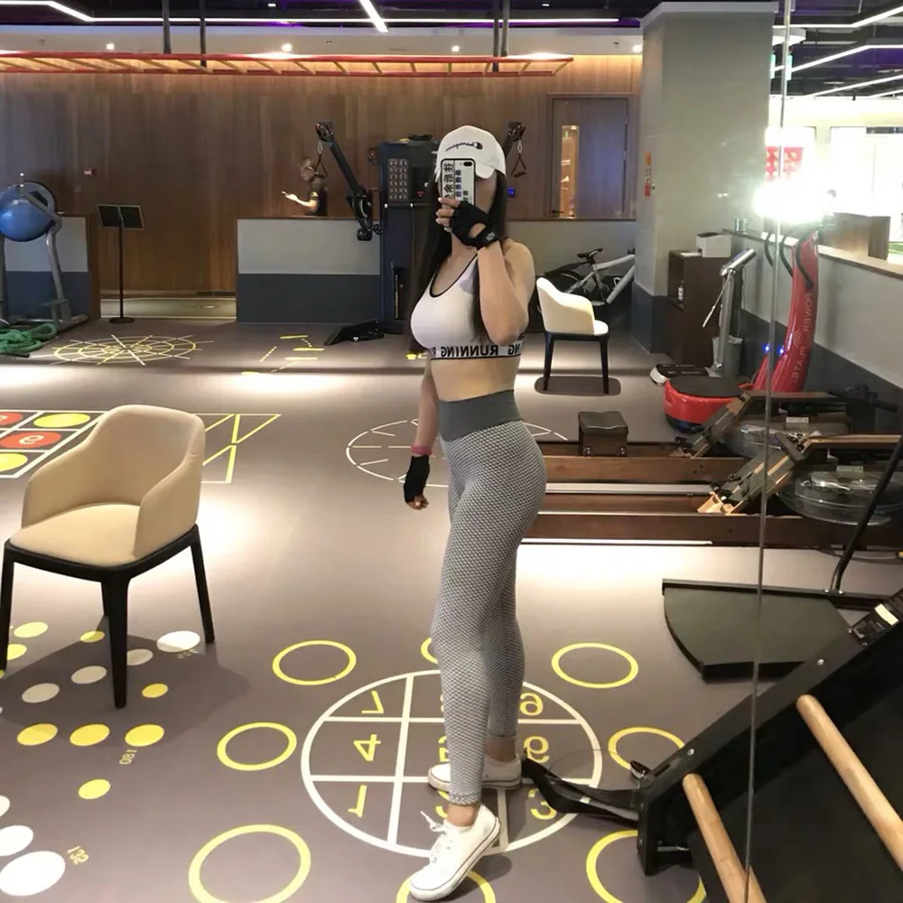 CHRLEISURE спортивные колготки штаны для йоги женские дышащие фитнеса и