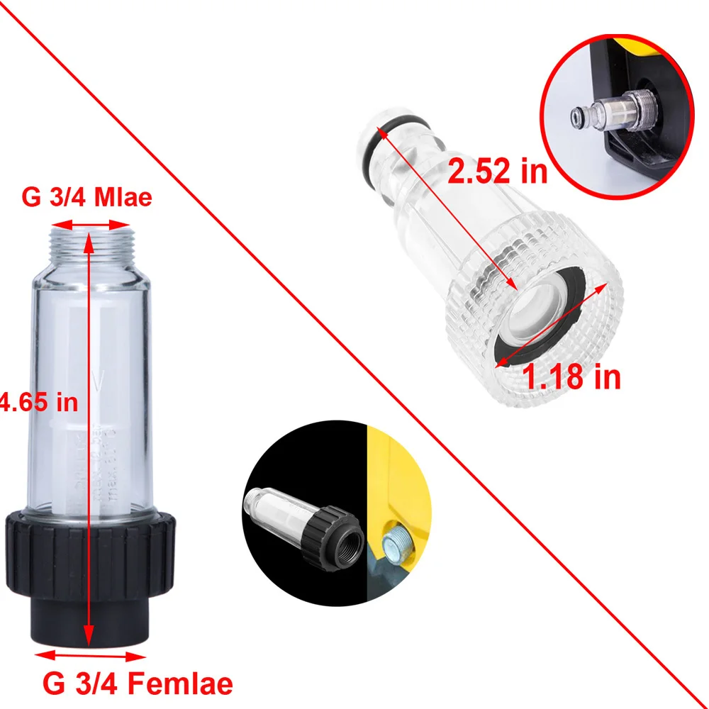OPRQ 1L пенная насадка высокого давления для автомойки распылитель генератор сопла