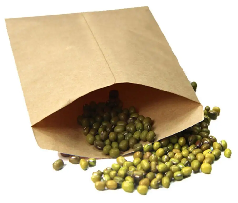 100 шт. 6x10 см пакет из крафт бумаги для семян замачивания гибридная