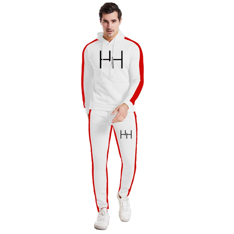 

Spring 2021 Men's and Women's Hoodies Fashion Print Pullover Loose Comfortable Sportswear Set