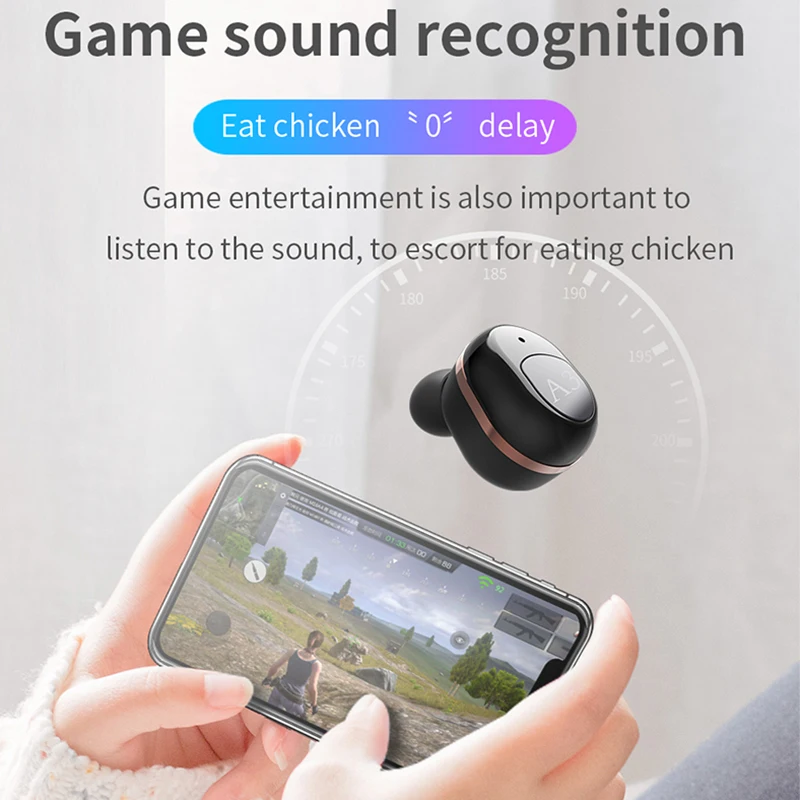 Настоящие Bluetooth 5 0 наушники TWS беспроводные HIFI Спорт Handsfree Наушники 3D стерео