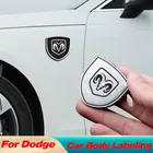 1 шт. 3D металлический хромированный Декор кузова автомобиля пользовательские наклейки значок этикетка для Dodge Caravan Neon Viper Demon RAM 1500 2500 3500 SXT