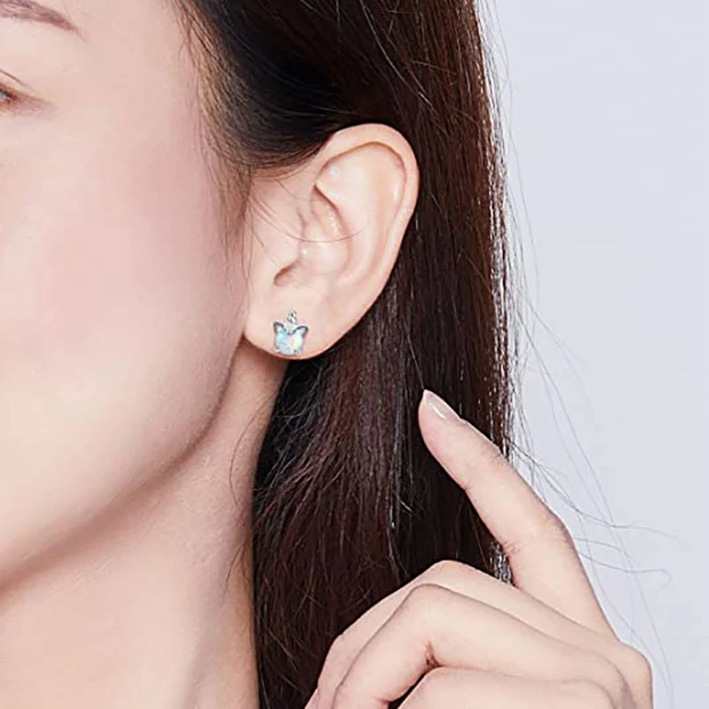 

Fashion Design Ladies Unicorn Stud Earrings Girls Metal Earring Jewelry Gift