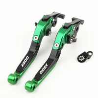for kawasaki j300 scooter accessories folding extendable left right brake levers with parking function