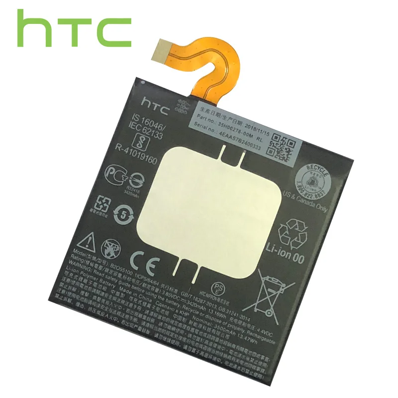 HTC оригинальный литий полимерный аккумулятор B2Q55100 для U12 + Plus сменные