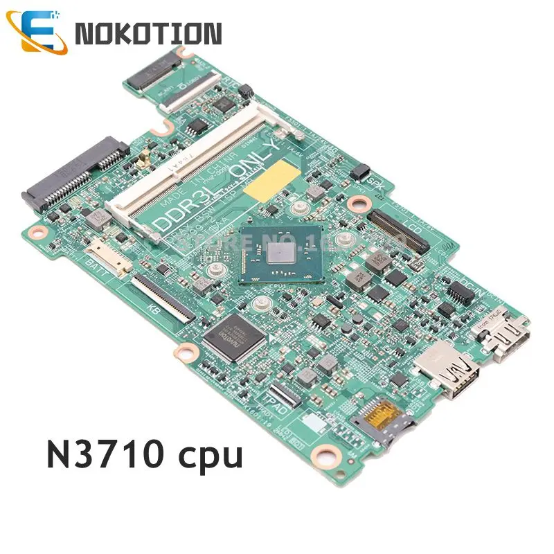 NOKOTION для Dell Inspiron 11 3168 материнская плата для ноутбука SR2KL N3710 cpu DRAX BSW 1SP MB 15299-2 Y619T CN-0J71V9 0J71V9 материнская плата