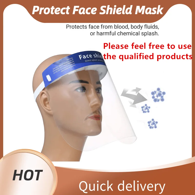 10 шт. прозрачные одноразовые защитные маски для лица | Безопасность и защита