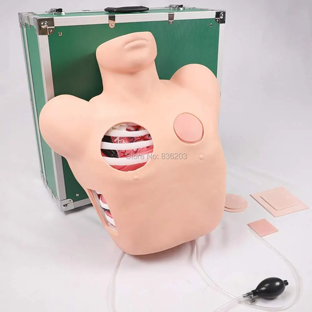 Манекен для грудной трубки травматический пистолет медицинский скелет