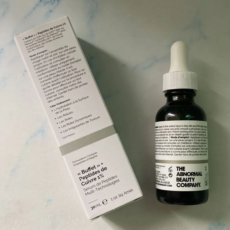 Основа для лица обычный буфет + медные пептиды 1% линяет тонкие линии упругая кожа