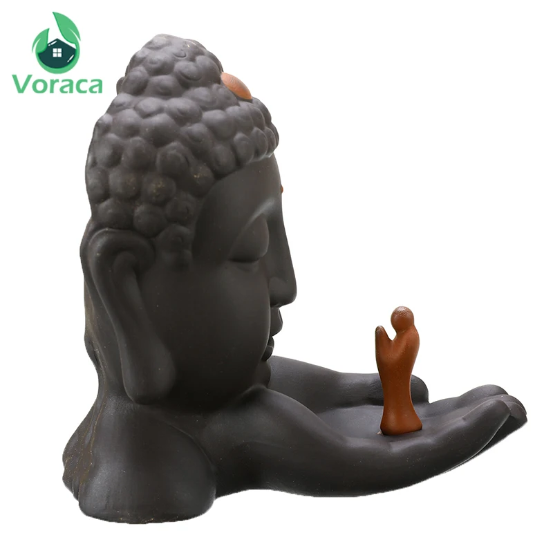 

Ceramic Backflow Incense Burner Censer Home Decor Buddha Incense Holder Office Decoration Furnace Crafts Aromatherapy