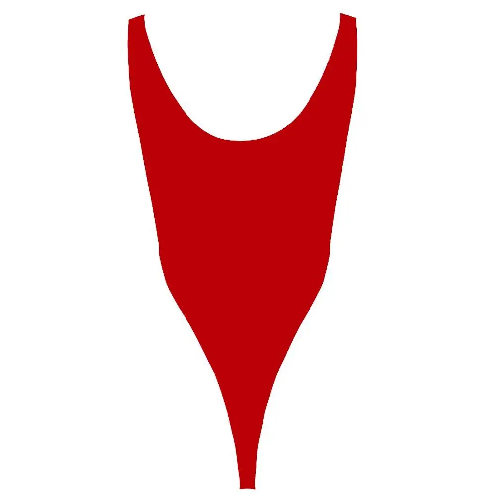 Женский слитный купальник эластичный с высоким вырезом для гимнастики пляжный