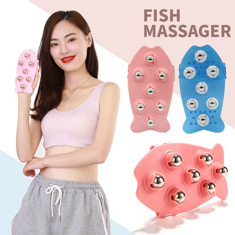 

Обезболивающий расслабляющий массажер для рук, спины, плеч, ягодиц, забота о здоровье, роликовые шарики, массажные перчатки для тела, антице...