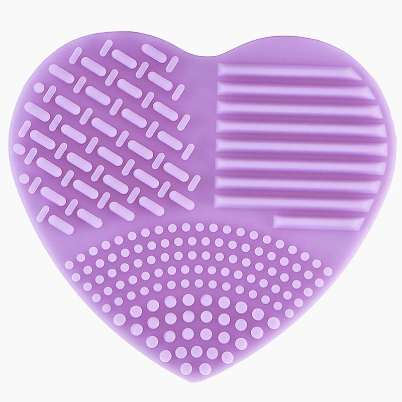 1 Piece Silicone Makeup Brush Cleaning Brushes Cleaner Heart Glove Cosmetic Mat Portable Washing Tools | Красота и здоровье