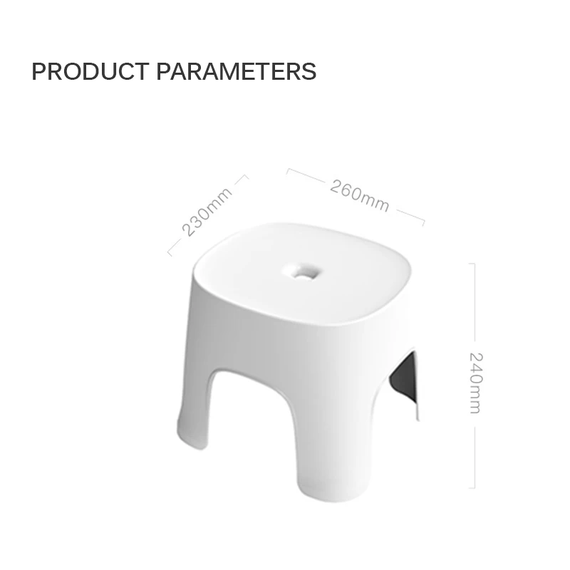 

Plastic Multi Purpose Step Stool Outdoor Storage Kids Holding Stool Camping Non-Slip Changing Shoes Child Home Kitchen Bathroom