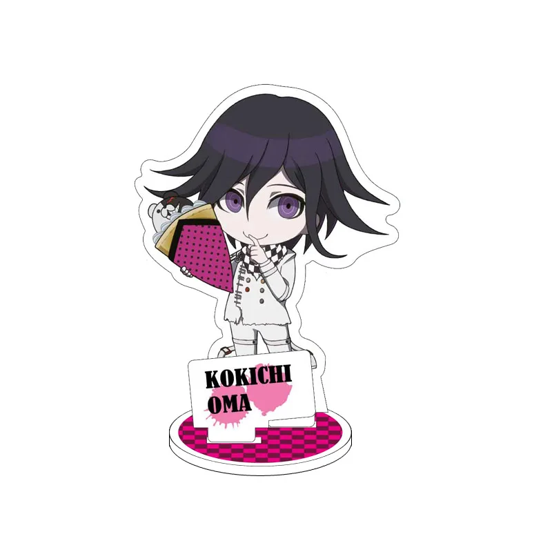 

Anime Danganronpa V3 Display Stand Plate Holder Q Version Cartoon Figure Acrylic Model Collection Jewelry Christmas Gift