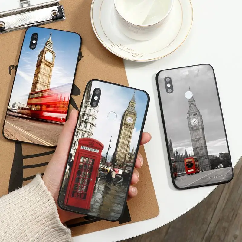 

London big ben British landmarks Phone Case For Xiaomi Redmi note 7 8 9 t max3 s 10 pro lite coque funda shell cover