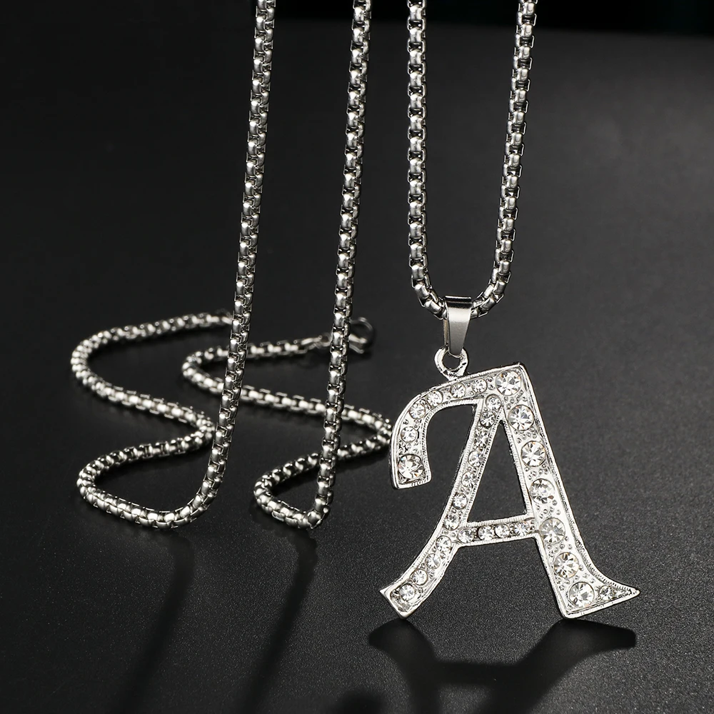 Цепочка с подвеской в виде букв алфавита для мужчин и женщин | Украшения
