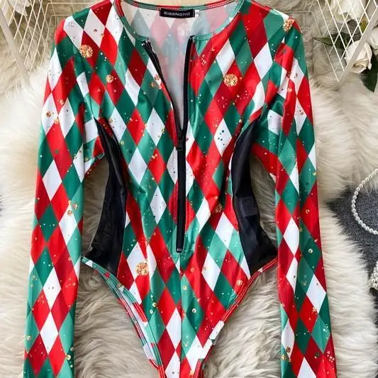 

Europe and the United States ins design feeling small bump color diamond lattice perspective gauze all cultivate one's morality