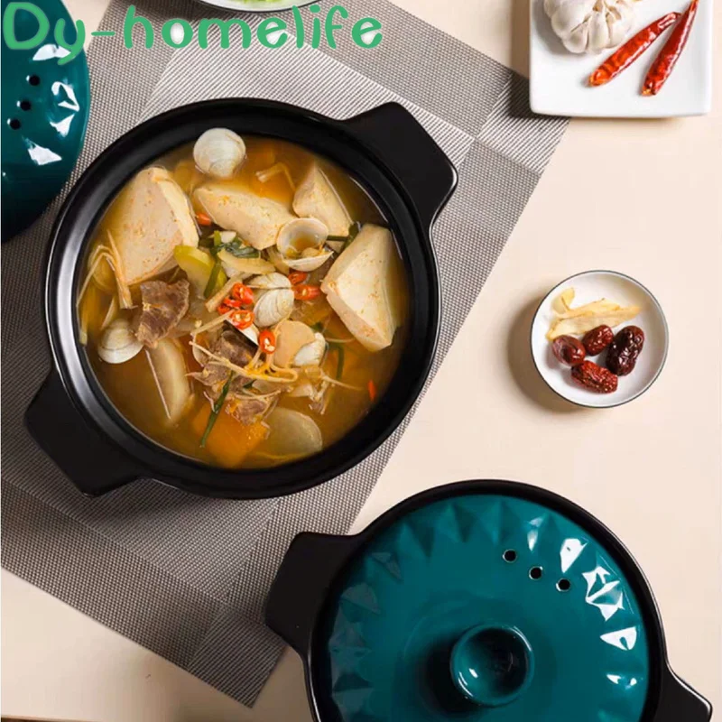 Кухонные кастрюли для приготовления пищи керамическая кастрюля супа spoduмола 3/4/6