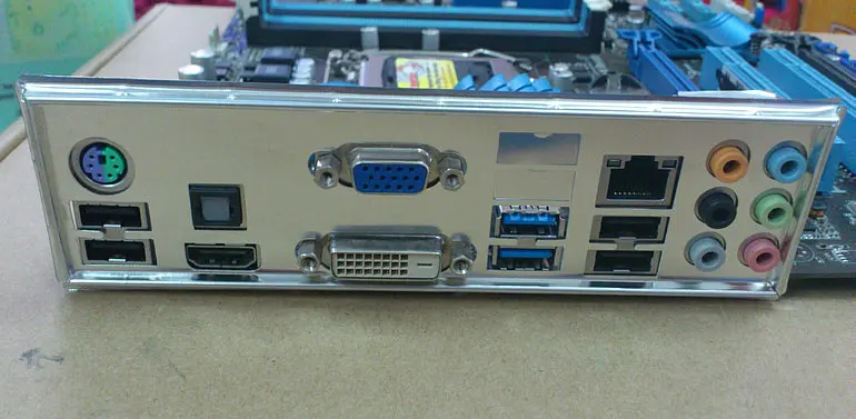 

Новая защитная задняя панель I/O для материнской платы для H97-PRO GAMER, просто защитная задняя панель, подходящая перегородка I/O