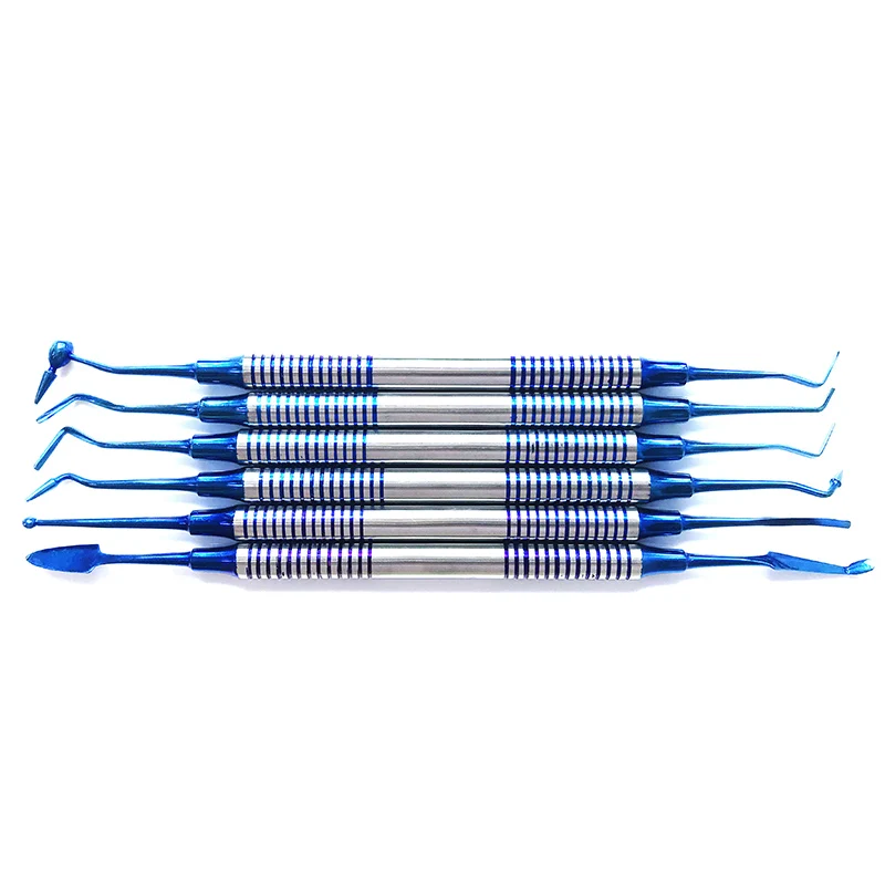 6 шт. шпатель для полимерного наполнения с титановым покрытием|Базовый