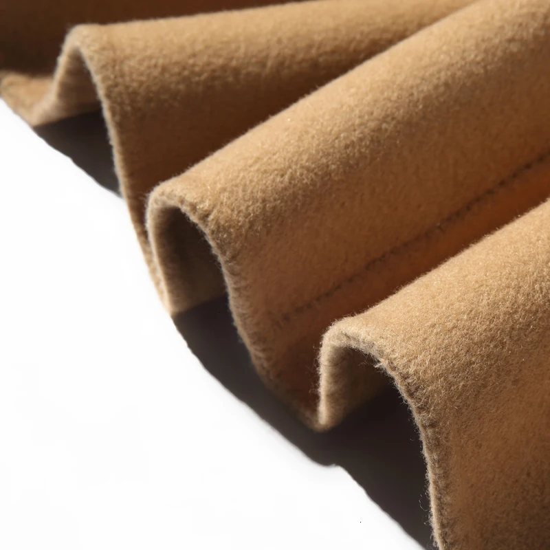 100% Шерстяное пальто ручной работы Двусторонняя Демисезонный длинная мужская