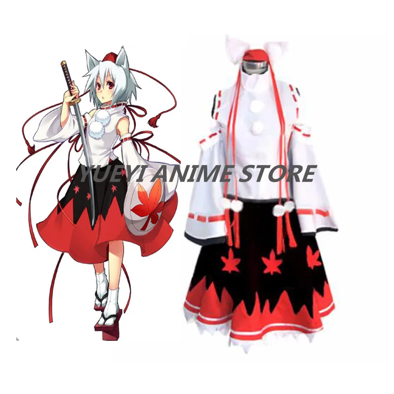 

Anime Touhou Project Inubashiri Momiji Cosplay Costume custom any size