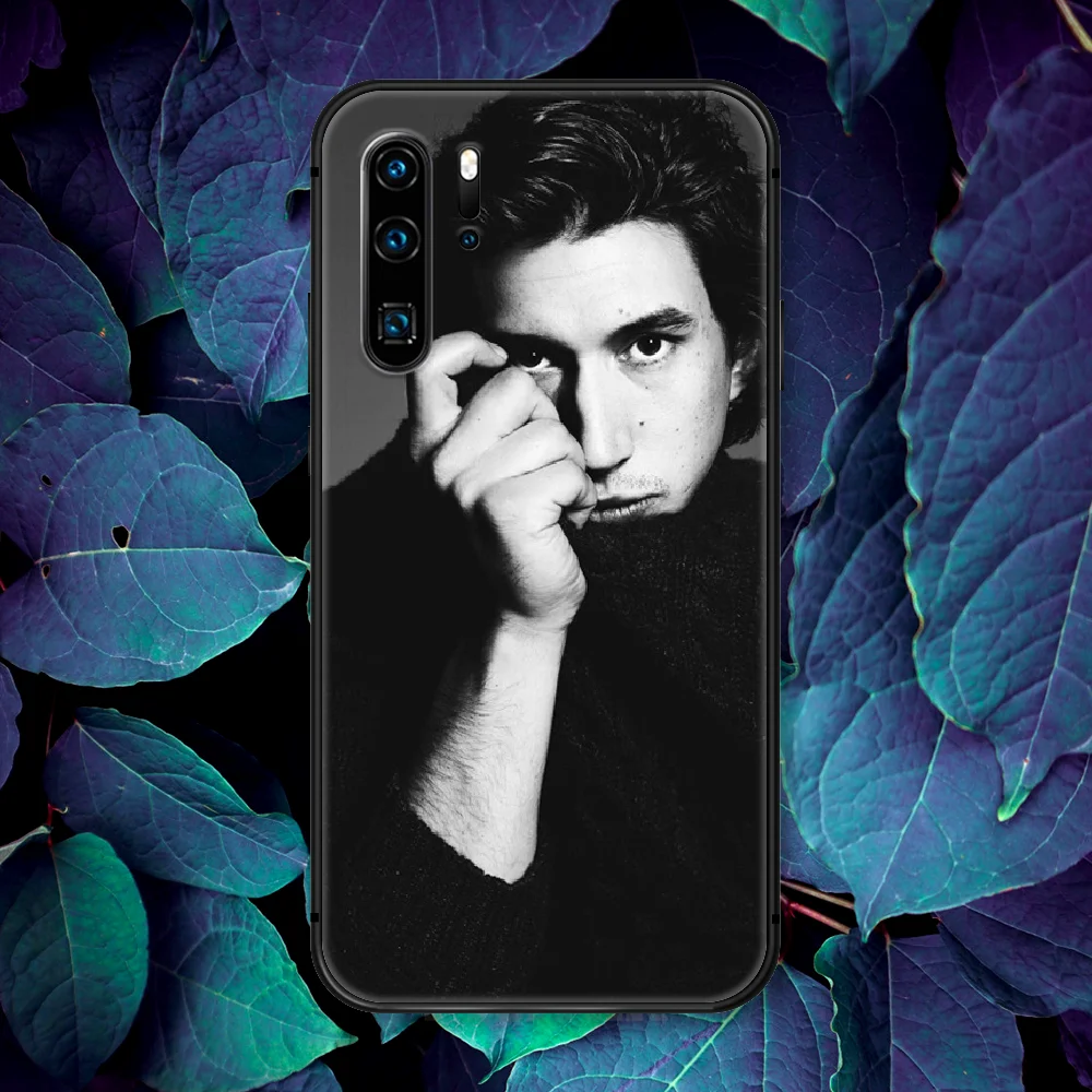 

Adam Driver Phone Case For Huawei P Mate Smart 10 20 30 40 Lite Z 2019 Pro black Bumper Tpu Funda Painting Hoesjes Fashion Cover