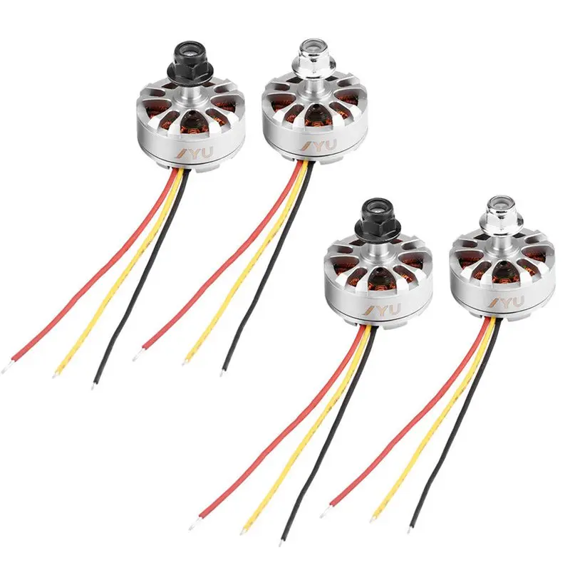 4 шт./лот RC 2204 2205 2300KV CW CCW бесщеточный Outrunner мотор 2 4S с Prop адаптером гайки для FPV Racing