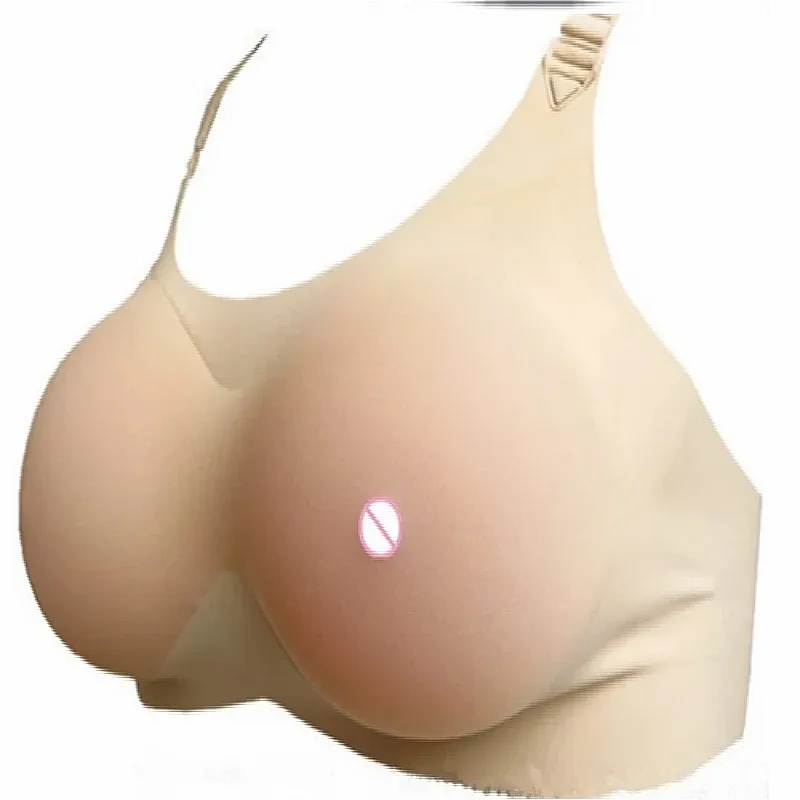 

Women False Beige Bra Silicone Breasts Push Up Bra for Cross Dresser C CUP Gifts Crossdresser Queen Transvestite Mastectomy Bra