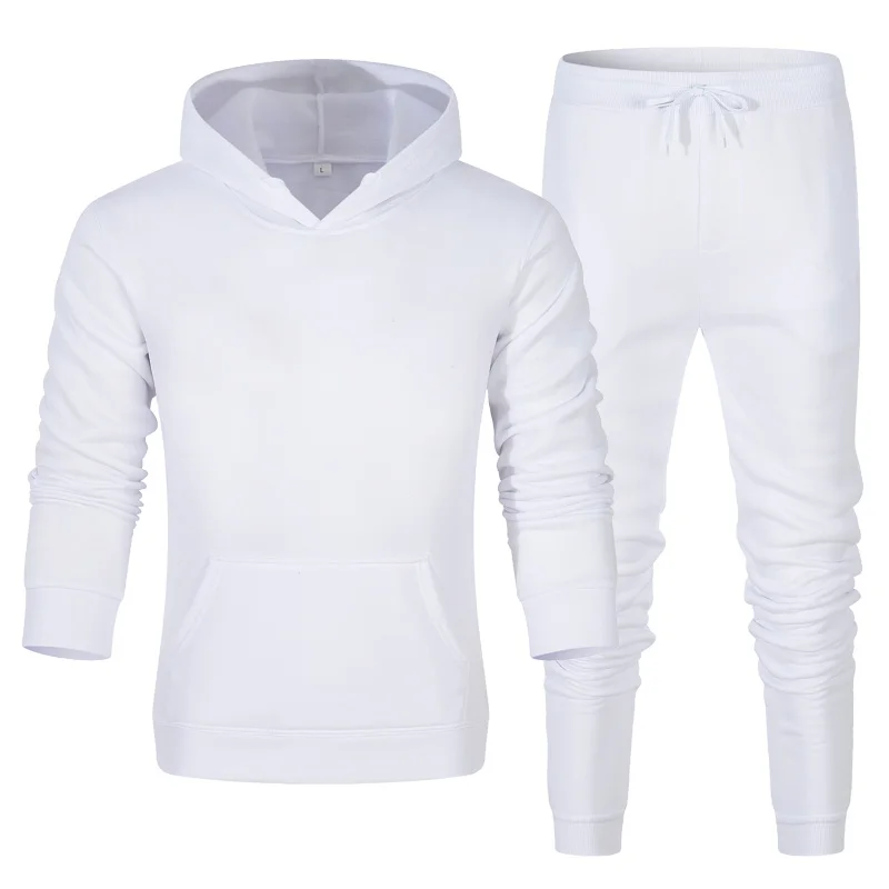 

XIN YUN SHANG-Men's two-piece Sportswear Suit Men's two-piece Sportswear Suit with Hood and pants