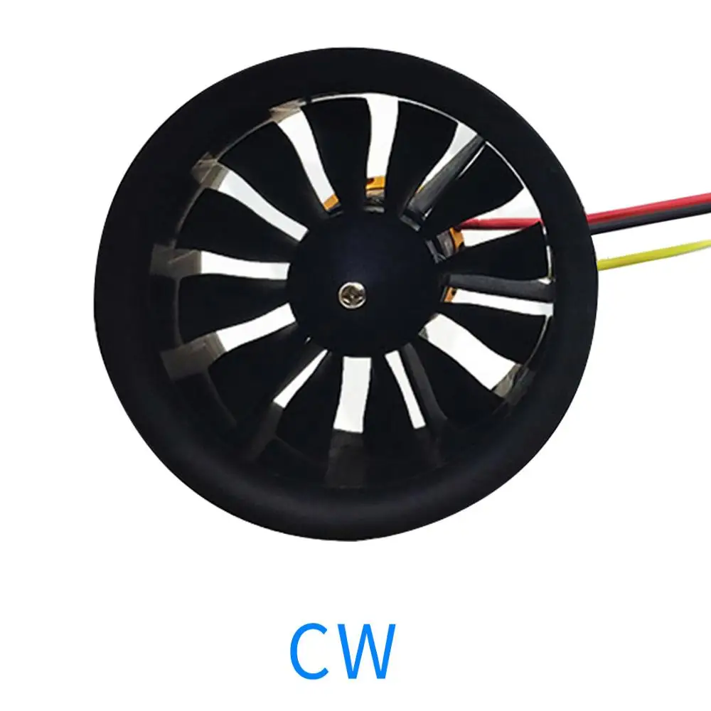 QX MOTOR 50mm 12 Paddle EDF Ducted Fan QF2611 3300 4000KV 4600KV 5000KV Brushless Motor CW CCW 3 4S для FMS RC Plane Вертолет|Детали